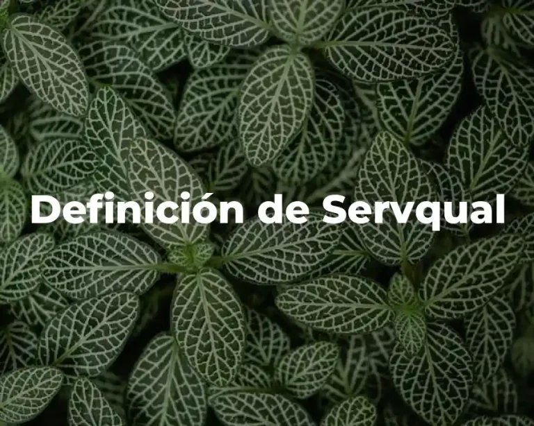 Definición de Servqual