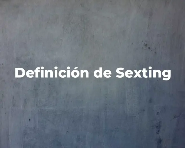 Definición de Sexting
