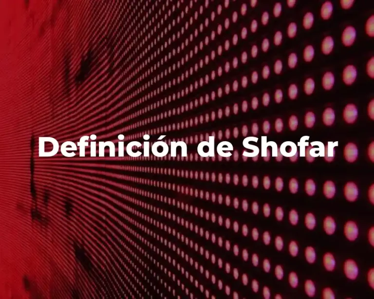 Definición de Shofar