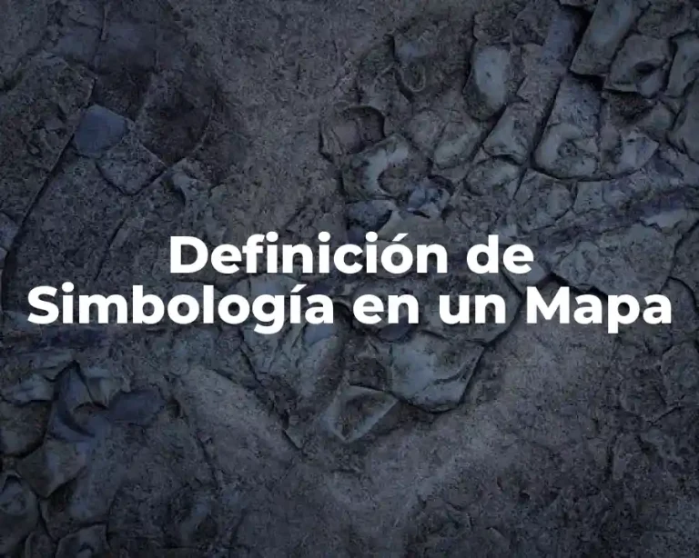 Definición de Simbología en un Mapa