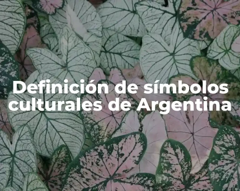 Definición de símbolos culturales de Argentina