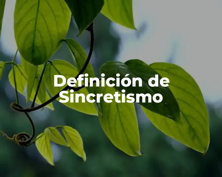Definición de Sincretismo