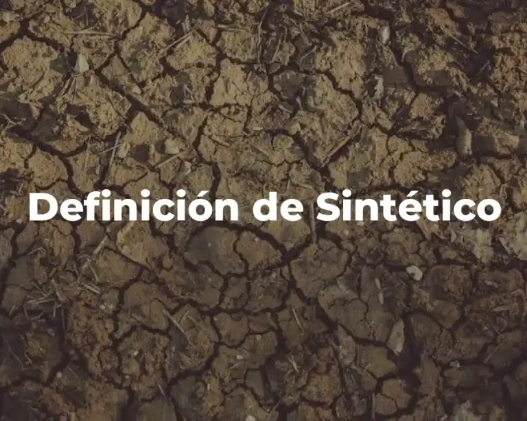 Definición de Sintético