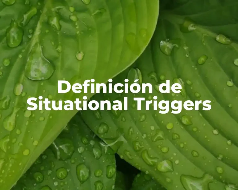 Definición de Situational Triggers