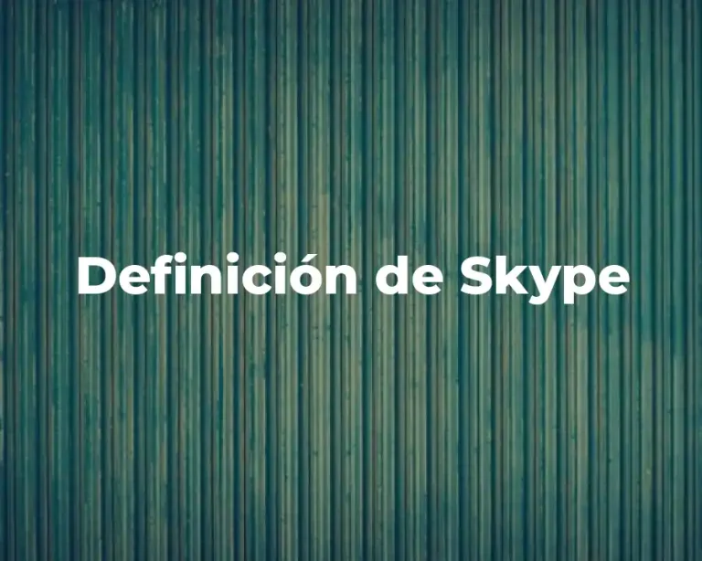 Definición de Skype