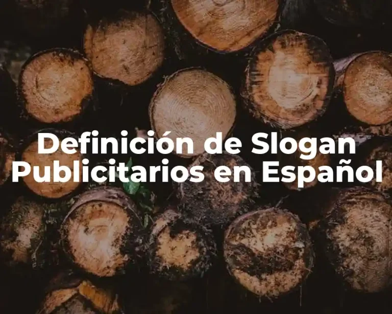 Definición de Slogan Publicitarios en Español