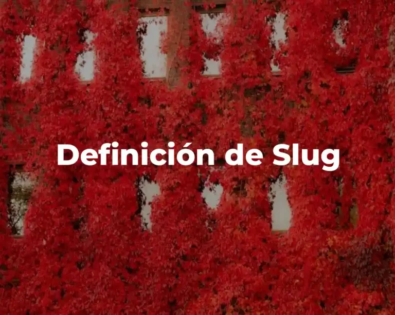 Definición de Slug