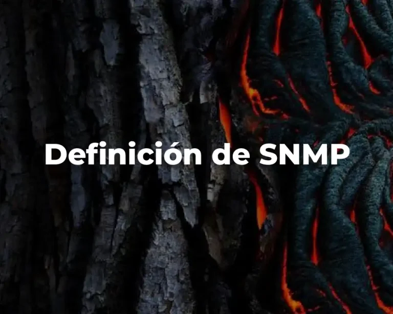 Definición de SNMP