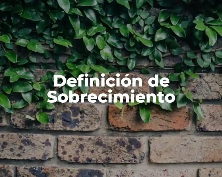 Definición de Sobrecimiento