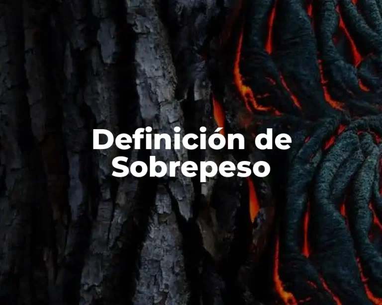Definición de Sobrepeso