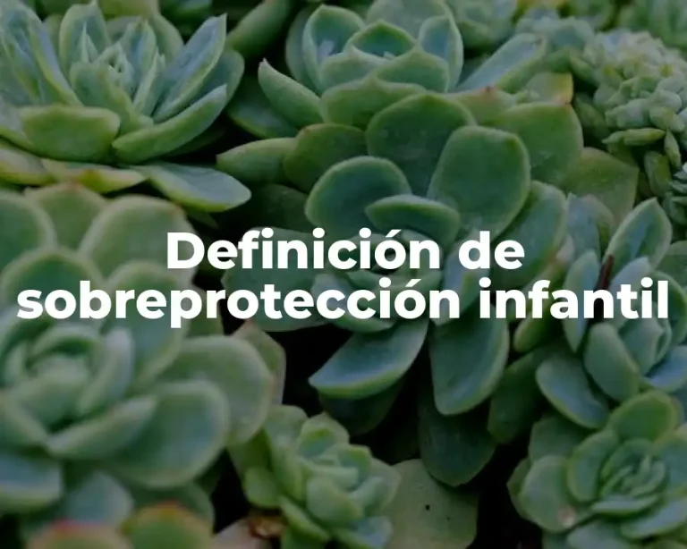 Definición de sobreprotección infantil