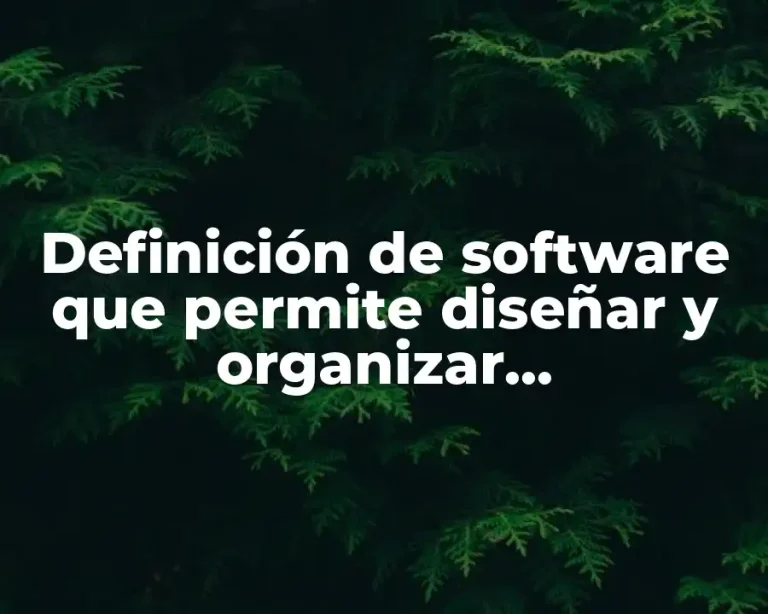 Definición de software que permite diseñar y organizar presentaciones dinámicas