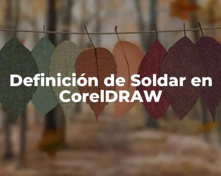 Definición de Soldar en CorelDRAW