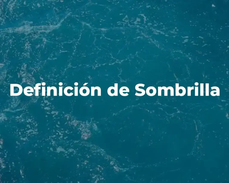 Definición de Sombrilla