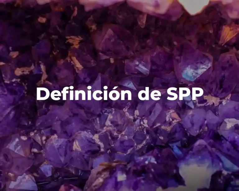 Definición de SPP