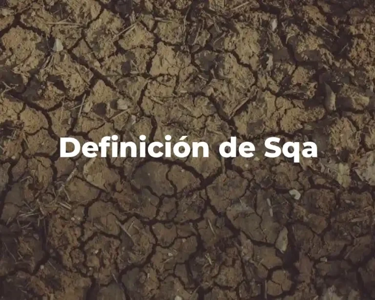 Definición de Sqa