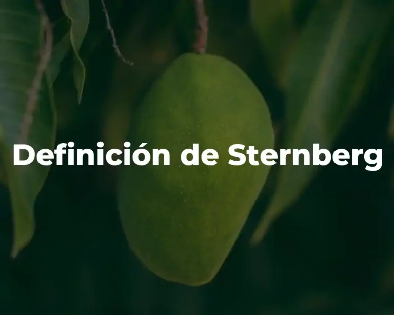 Definición de Sternberg