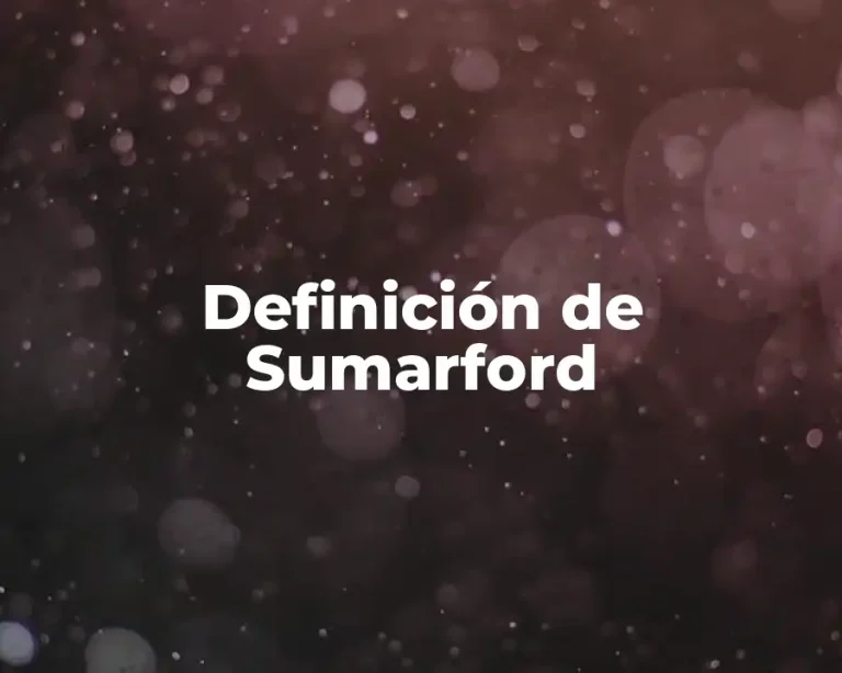 Definición de Sumarford