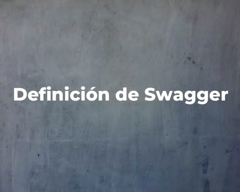 Definición de Swagger