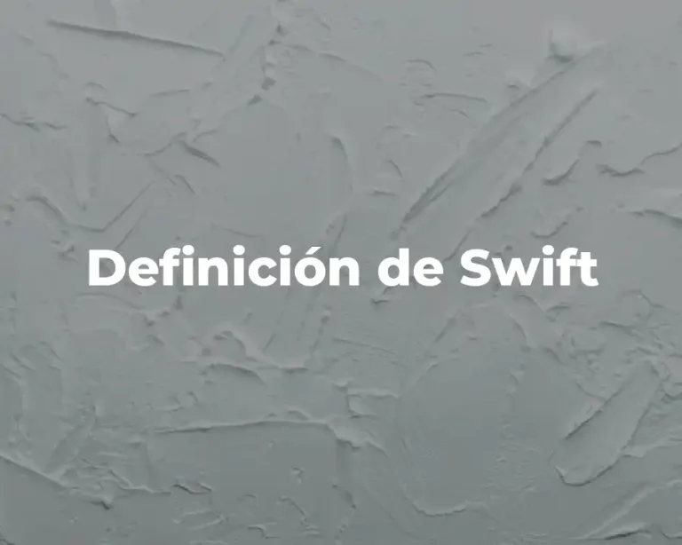 Definición de Swift