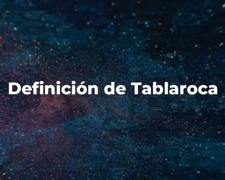 Definición de Tablaroca