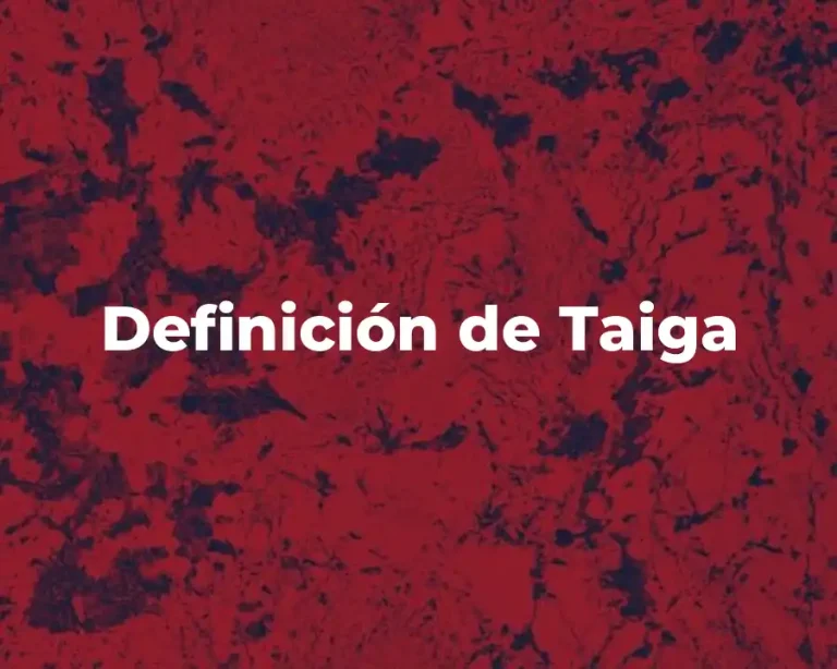 Definición de Taiga