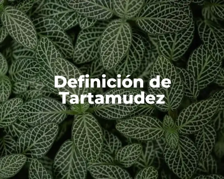 Definición de Tartamudez