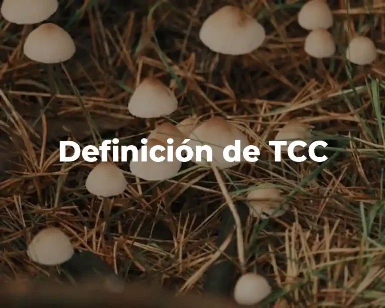 Definición de TCC