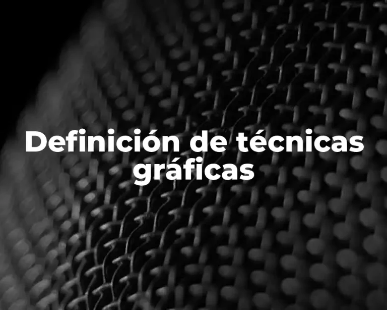 Definición de técnicas gráficas