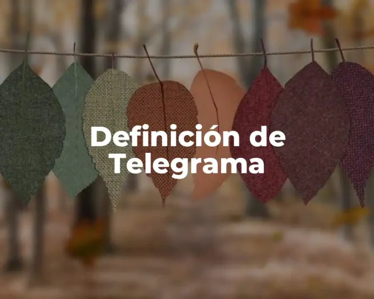 Definición de Telegrama