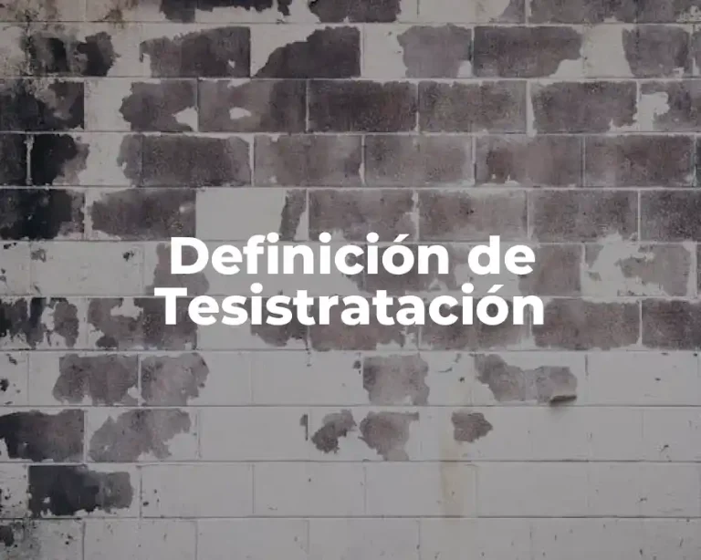 Definición de Tesistratación