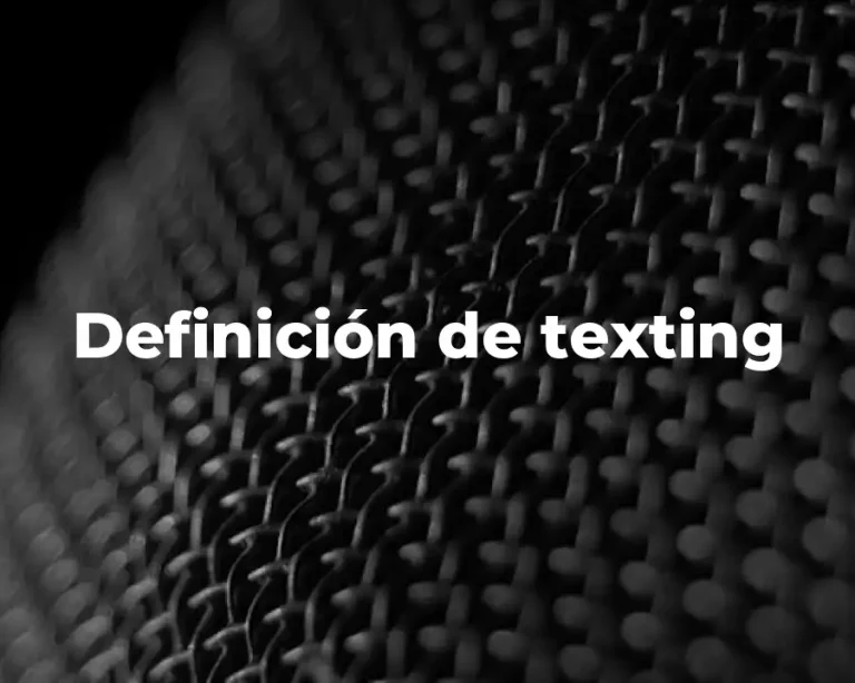 Definición de texting