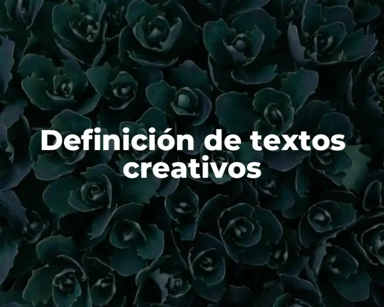 Definición de textos creativos