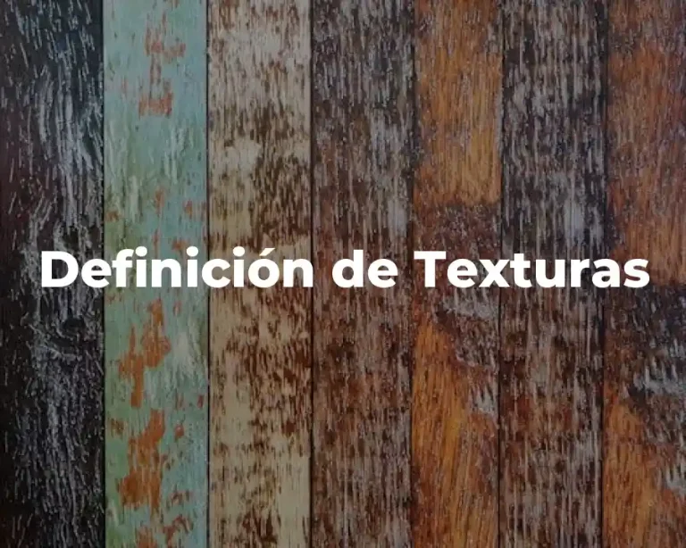 Definición de Texturas