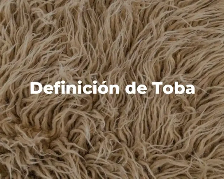 Definición de Toba