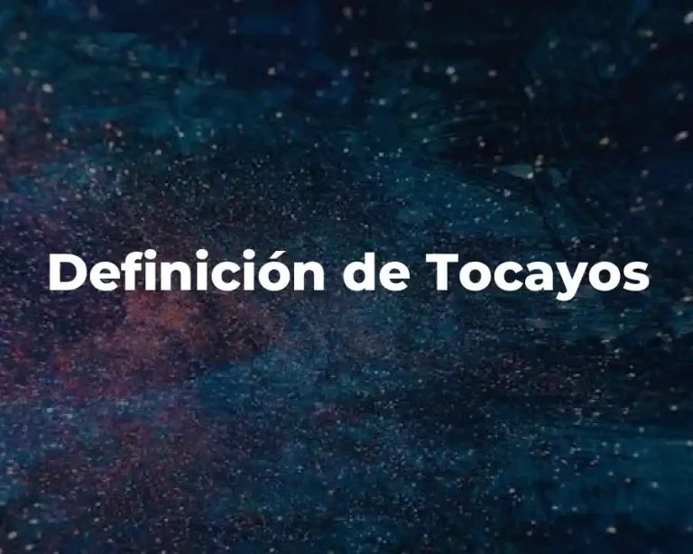 Definición de Tocayos