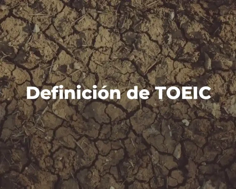 Definición de TOEIC