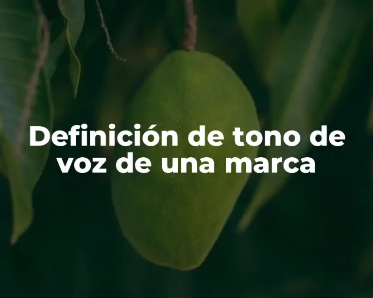 Definición de tono de voz de una marca