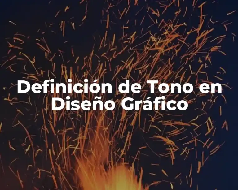 Definición de Tono en Diseño Gráfico