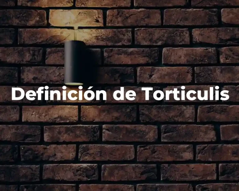 Definición de Torticulis