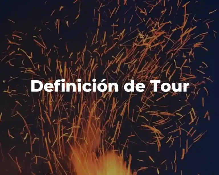 Definición de Tour