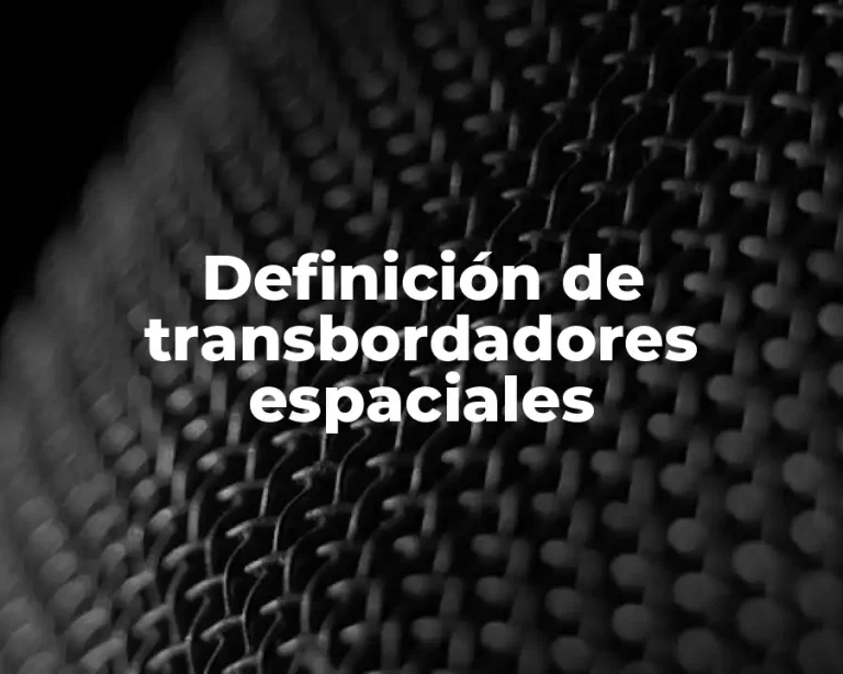Definición de transbordadores espaciales