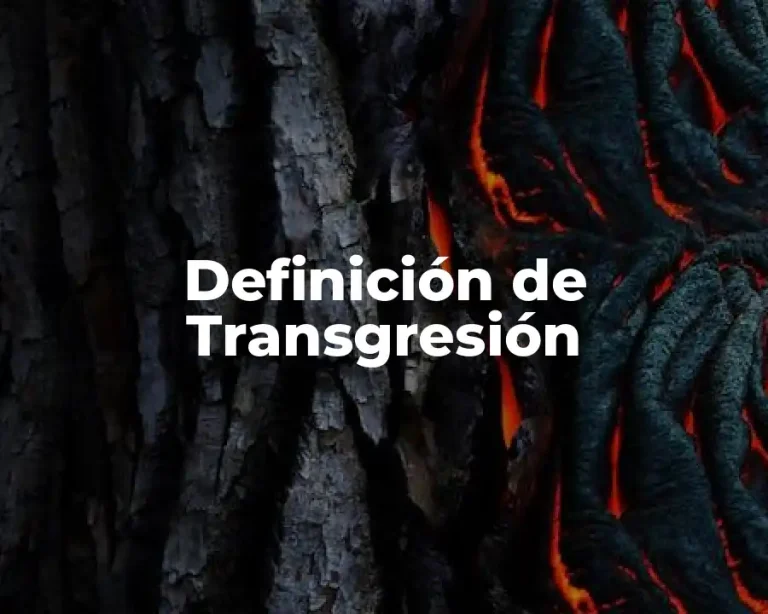 Definición de Transgresión