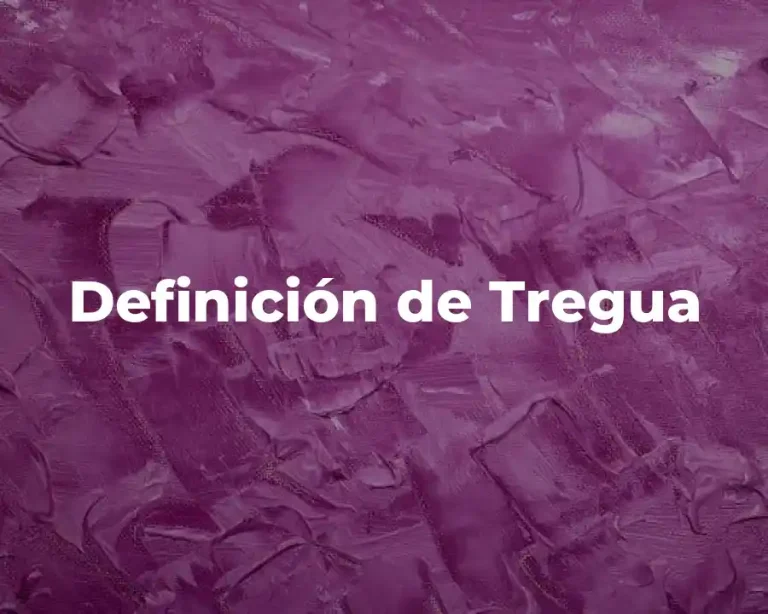 Definición de Tregua