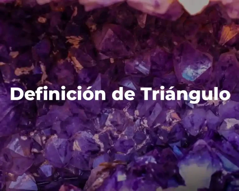 Definición de Triángulo
