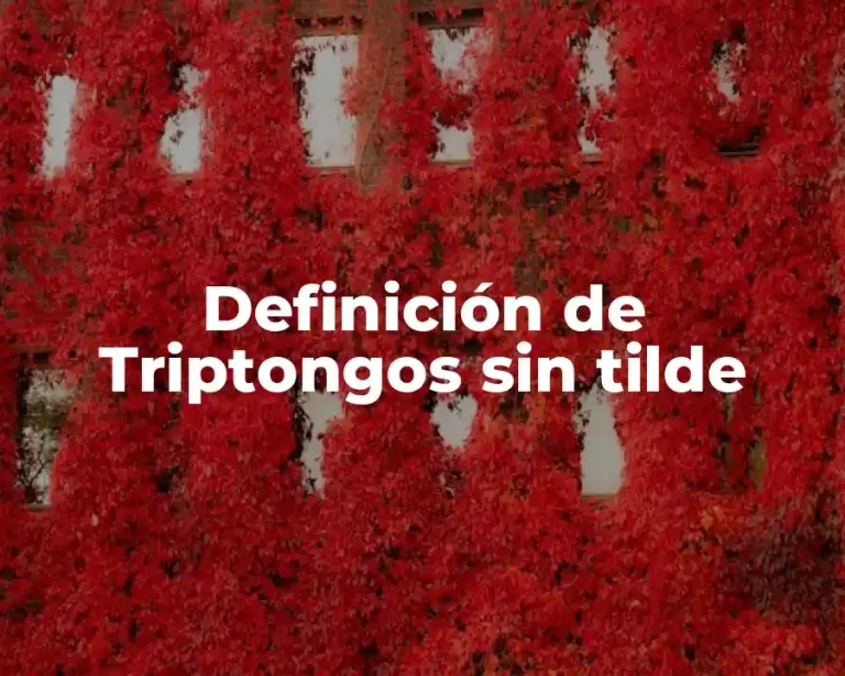 Definición de Triptongos sin tilde