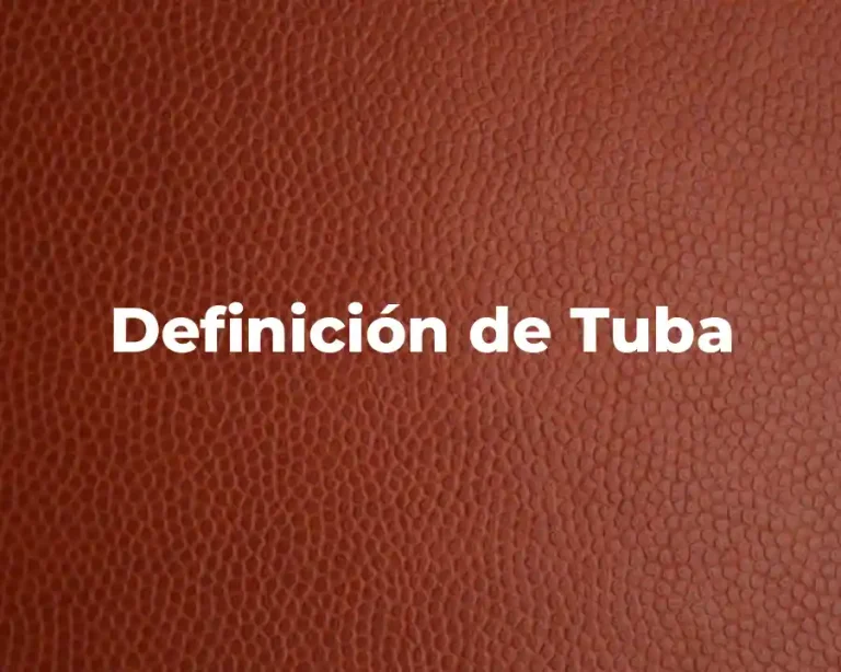 Definición de Tuba