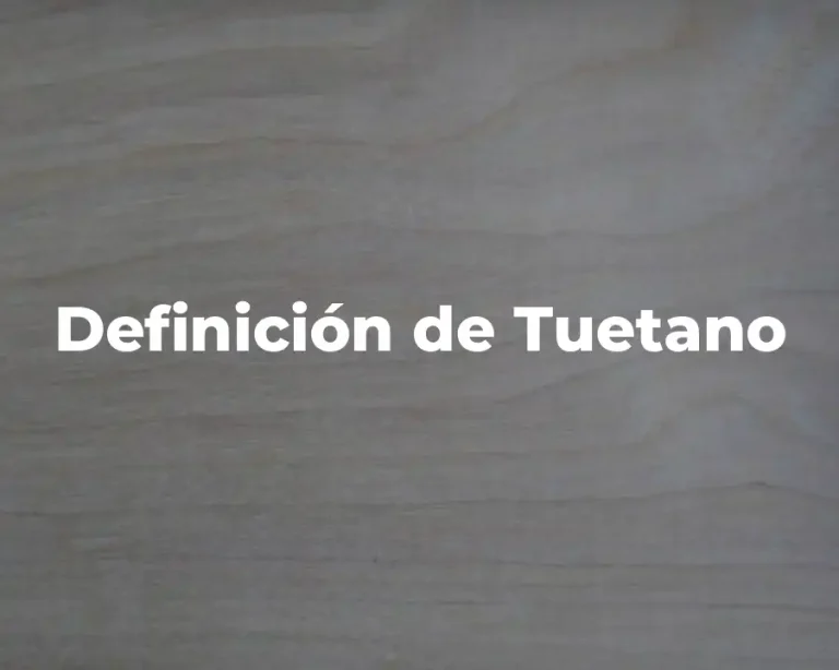 Definición de Tuetano