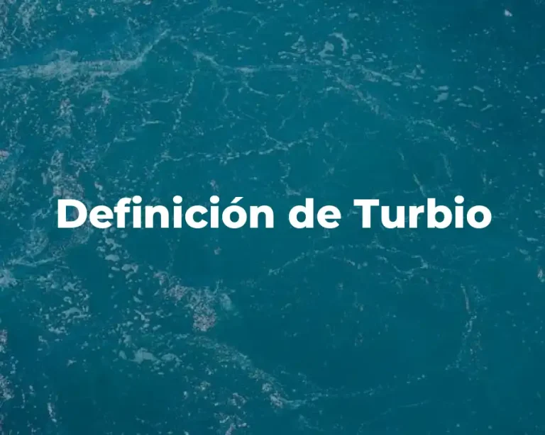 Definición de Turbio