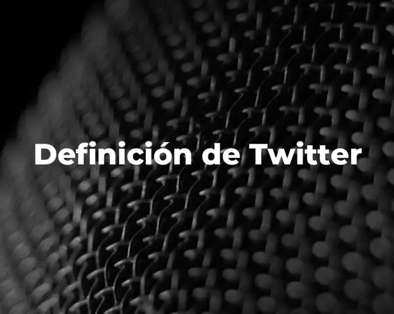 Definición de Twitter